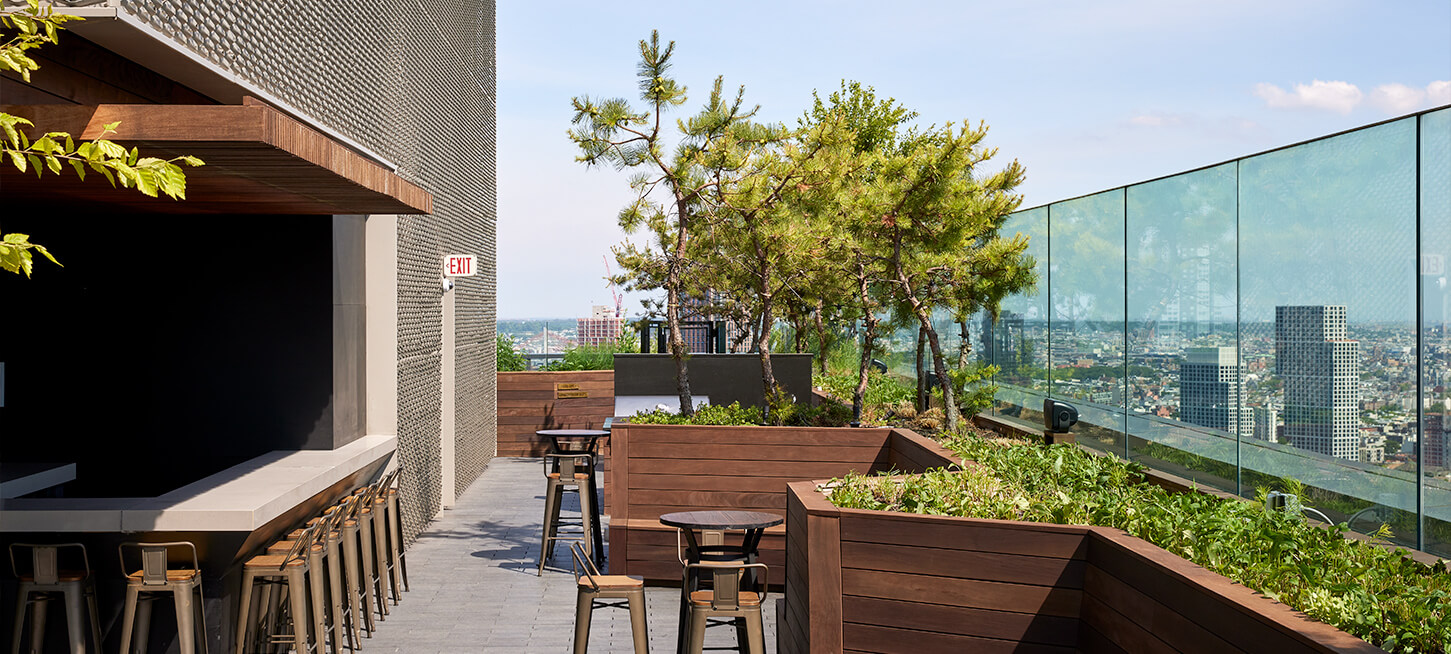rooftop lounge