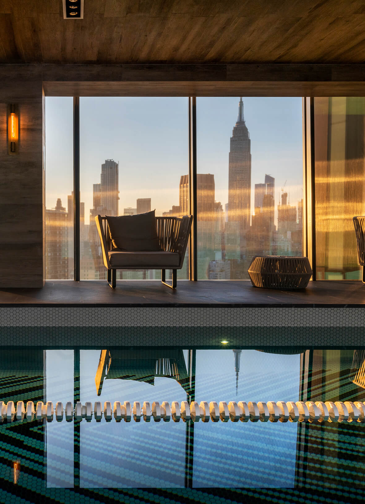 75' skybridge lap pool